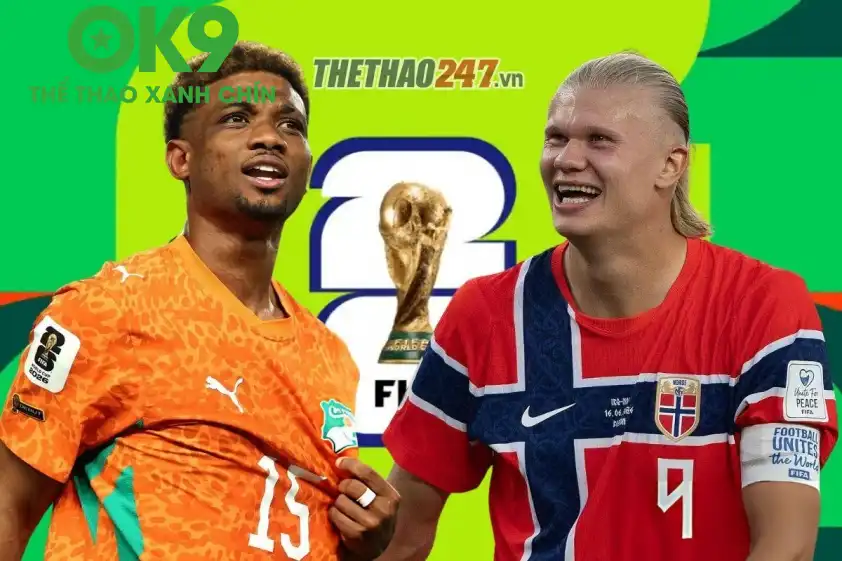 Bờ Biển Ngà và Na Uy đều mang tới World Cup 2026 những ngôi sao tấn công chất lượng. Bờ Biển Ngà và Na Uy đều mang tới World Cup 2026 những ngôi sao tấn công chất lượng.